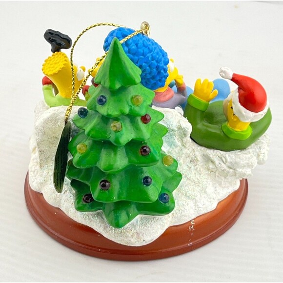 SIMPSONS Bradford Christmas Ornament Illuminated “Homer For The Holidays” w/Tags - Picture 3 of 7